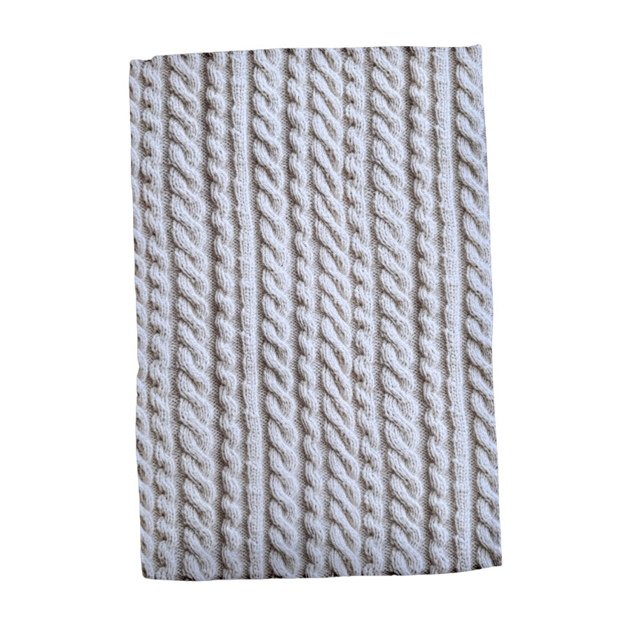 Neutral Knit Hand Towel