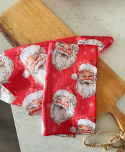 Load image into Gallery viewer, Vintage Red Santa Washcloth
