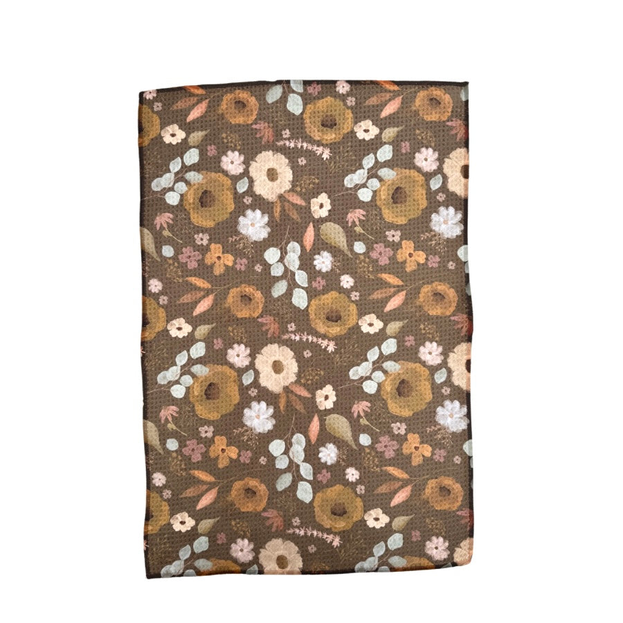 Vintage Boho Brown Hand Towel