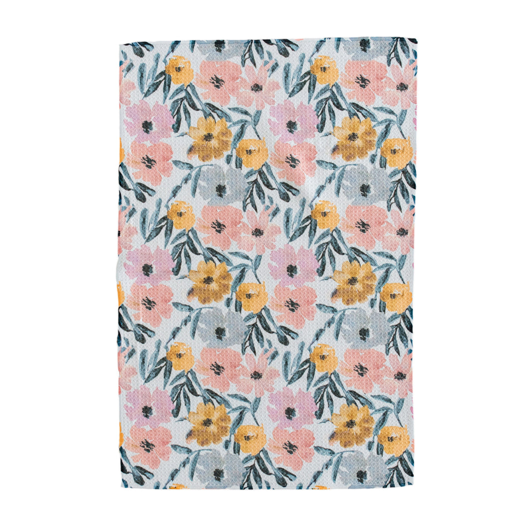 Painted Garden Hand Towel