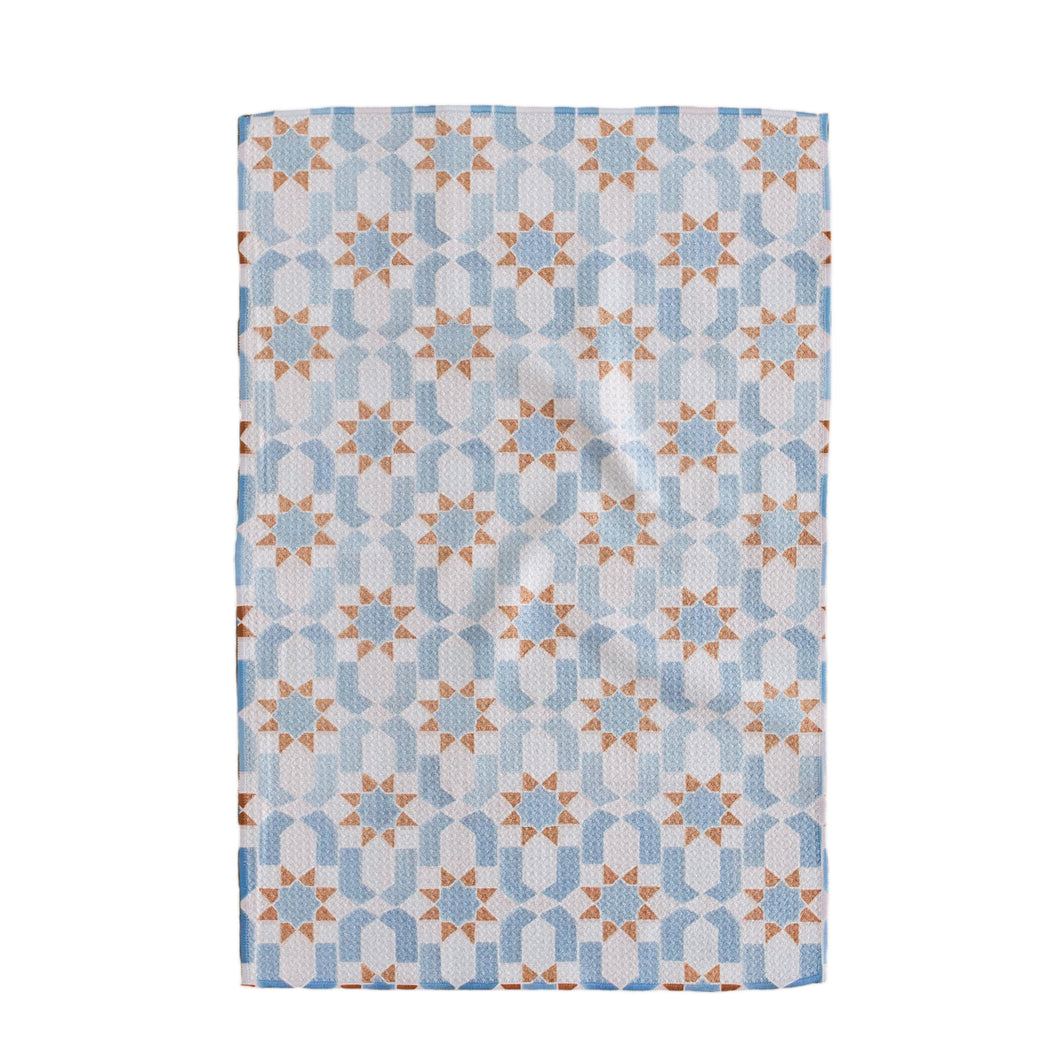 Blue Moroccan Tile Hand Towel