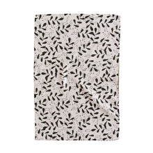 Load image into Gallery viewer, Black Petals Hand Towel
