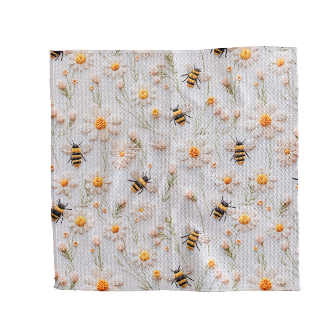 Blossom Bees Washcloth