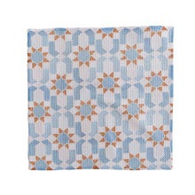 Load image into Gallery viewer, Blue Moroccan Tile Washcloth
