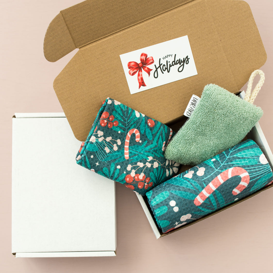 Candy Canes & Berries Gift Box