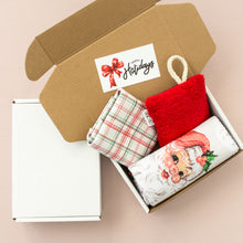 Load image into Gallery viewer, Vintage Santa Gift Box
