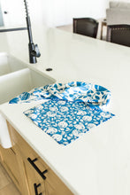 Load image into Gallery viewer, Navy Blooms Hand Towel
