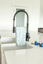 Load image into Gallery viewer, Blue Vines Hand Towel
