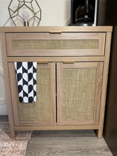 Load image into Gallery viewer, Black Hearts Hand Towel
