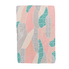 Load image into Gallery viewer, Abstract Pink &amp; Green Hand Towel Set
