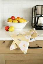 Load image into Gallery viewer, Mustard Floral Hand Towel

