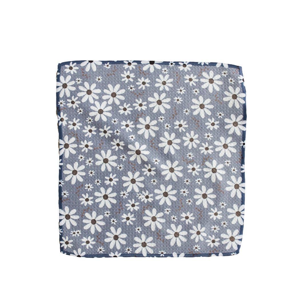 Blue and Small Flowers Washcloth