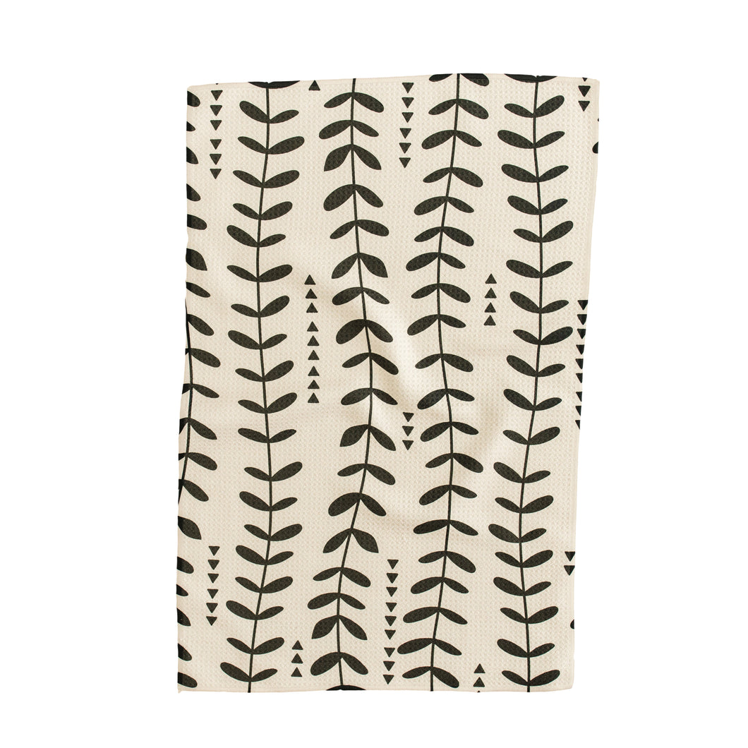 Vines & Triangles Hand Towel