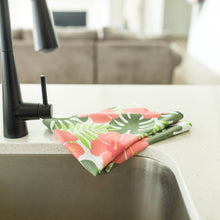 Load image into Gallery viewer, Tropical Floral Hand Towel
