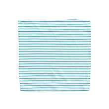 Load image into Gallery viewer, Green and Blue Stripes Washcloth
