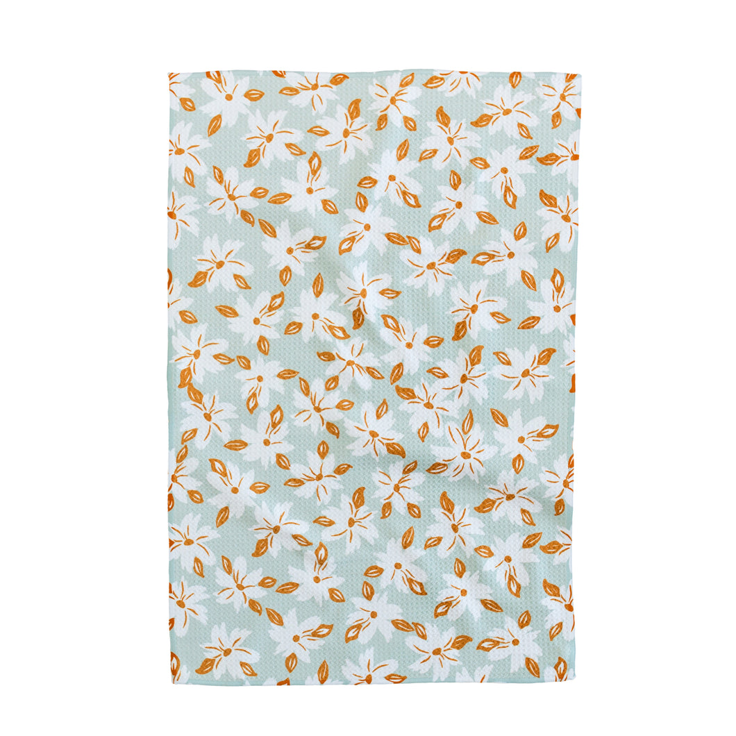 Florals In Fog Hand Towel