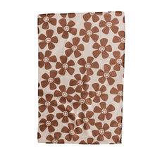 Load image into Gallery viewer, Rust Flowers Hand Towel
