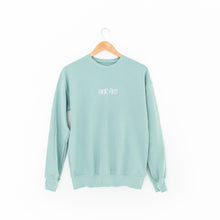 Load image into Gallery viewer, Seafoam Blue Sweater
