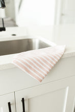 Load image into Gallery viewer, Painted Stripe in Marshmallow Hand Towel
