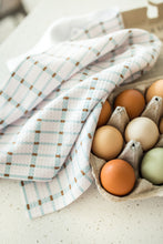 Load image into Gallery viewer, Robins Egg in Gingham Hand Towel
