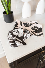 Load image into Gallery viewer, Stamped Flowers Hand Towel

